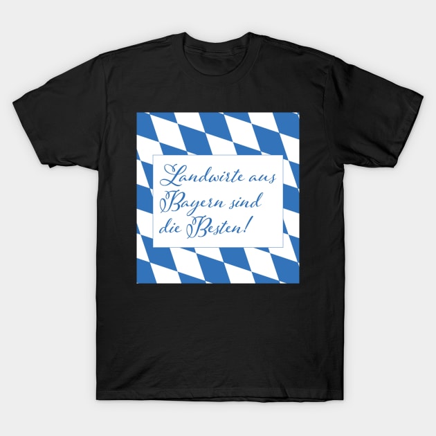 Farmer-Bavaria motif T-Shirt by 4code